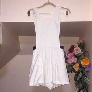 Topshop Floral Overall Shorts☀️